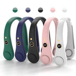 Charger l'image dans la galerie, Ventilateur de cou disponible en 5 couleurs : blanc, noir, bleu, vert, rose
