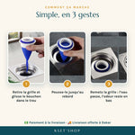 Charger l'image dans la galerie, Comment poser le bouchon anti-odeur dans le siphon, en 3 gestes
